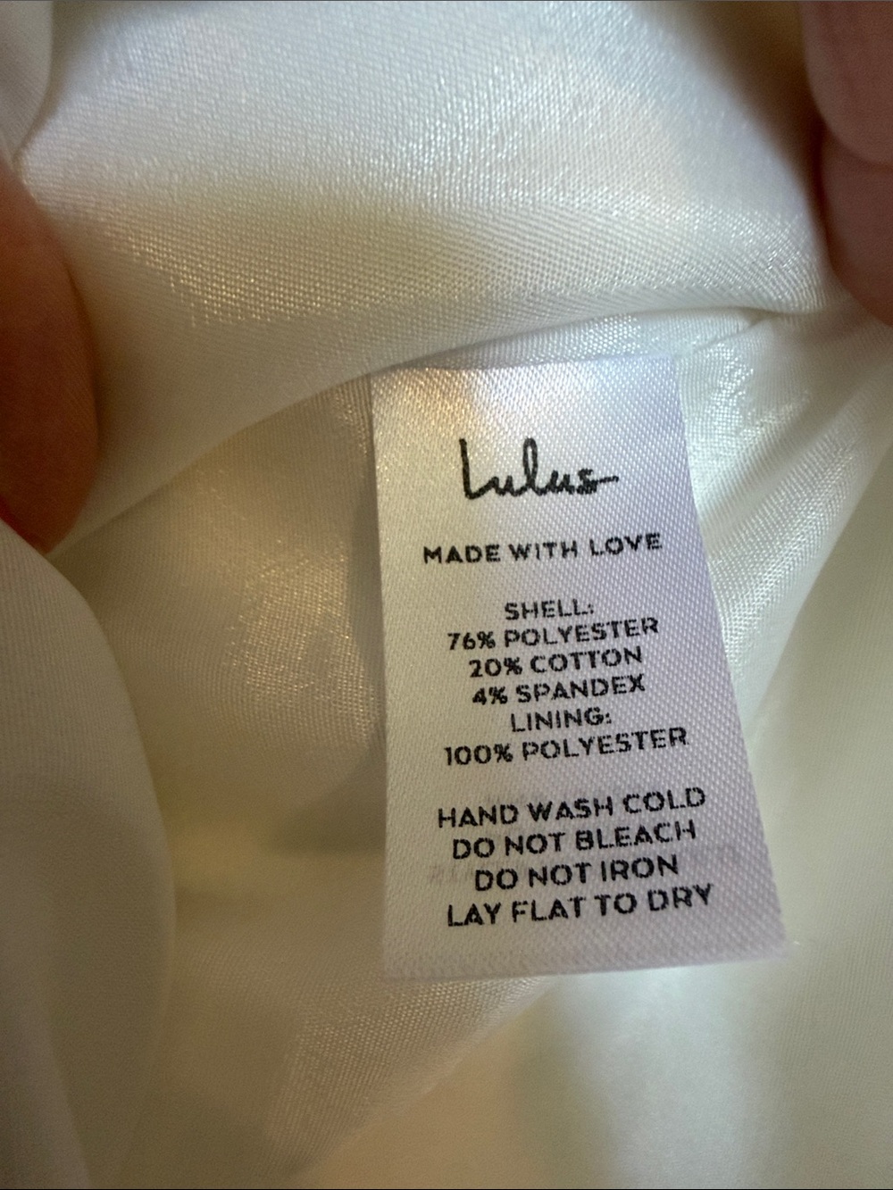 Lulu's White One-Shoulder Ruffle Shift Dress - Picture 5 of 5
